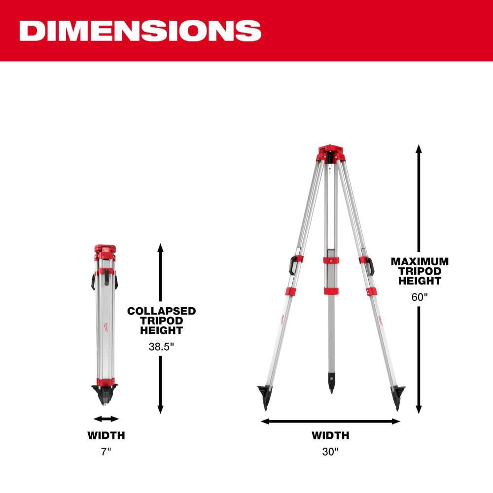 Milwaukee Rotary Laser Tripod, large image number 4
