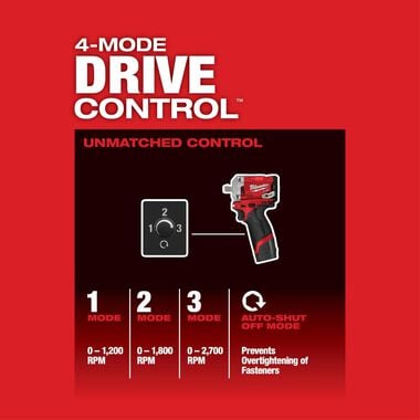 Milwaukee M12 FUEL Stubby 1/2 in. Pin Impact Wrench (Bare Tool), large image number 4