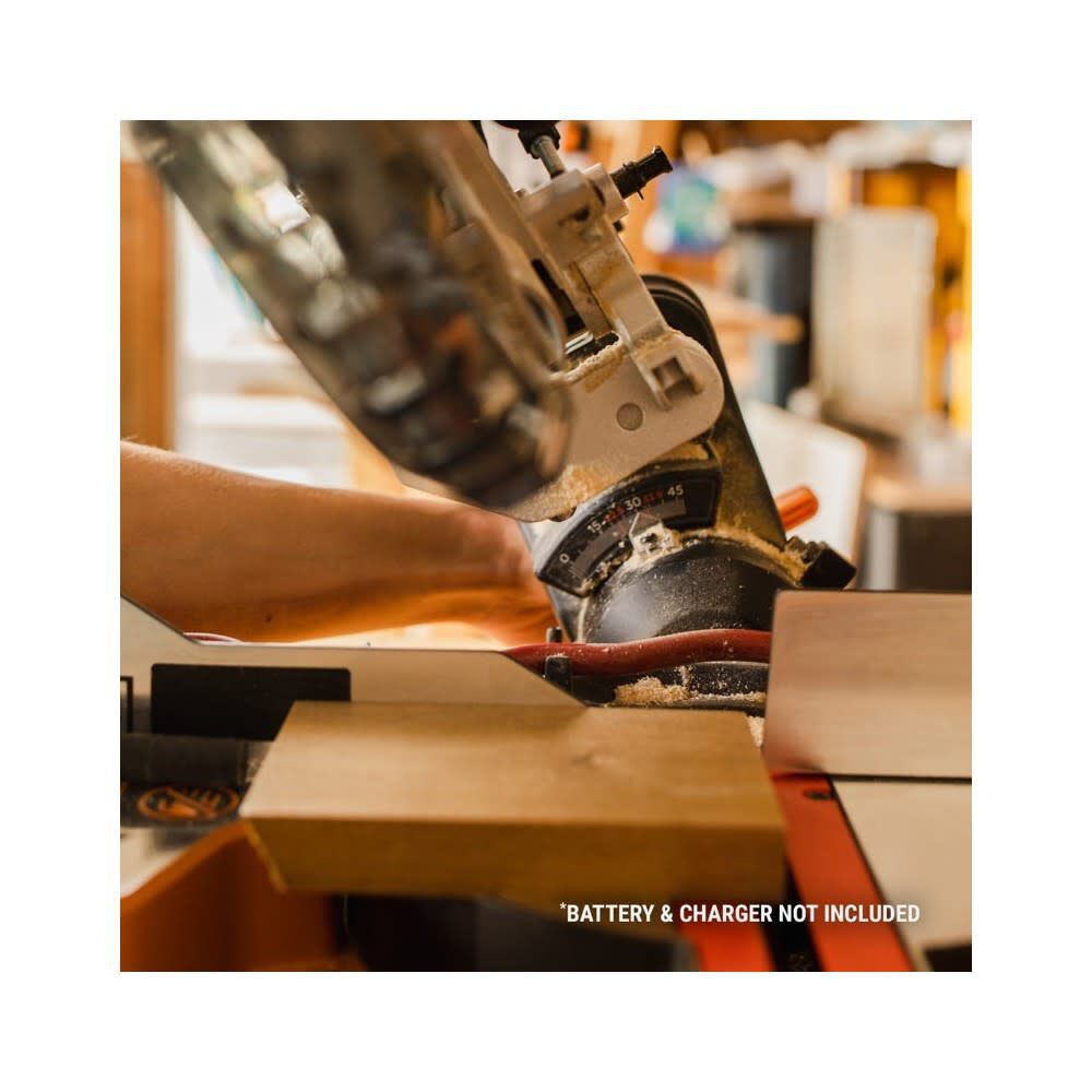 Worx 7.25 in Cordless Sliding Compound Miter Saw Bare Tool