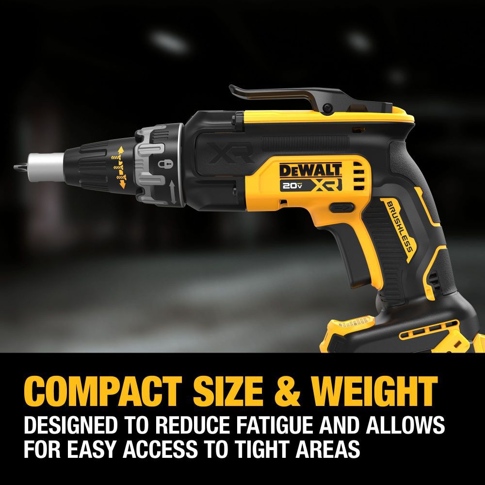 DEWALT Promotional 20V MAX XR Brushless Drywall Screwgun (Bare Tool), large image number 3
