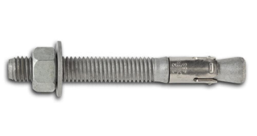DEWALT 1/2 In. x 7 In. Power-Stud Galvanized Carbon Steel Wedge Expansion Anchor – 25 Anchors – 7726HD5-PWR