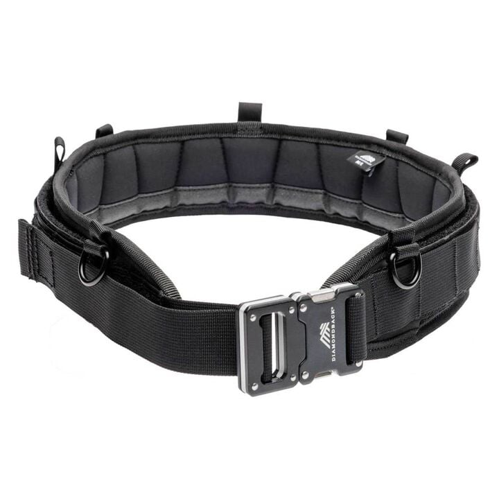 Diamondback Toolbelts Tempo Lite Low-Profile Belt, Black, XL/2X