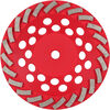 Milwaukee DIAMOND MAX 7 Inch Single Row Segmented Turbo Rim Diamond Cup Wheel for Concrete Grinding (24 Segments), small image number 1