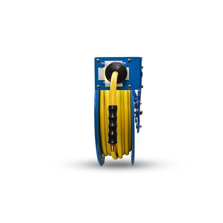 BluBird OilShield 3/8 Inch x 75 Ft. HD Single Arm Air Hose Reel Assembly, large image number 1