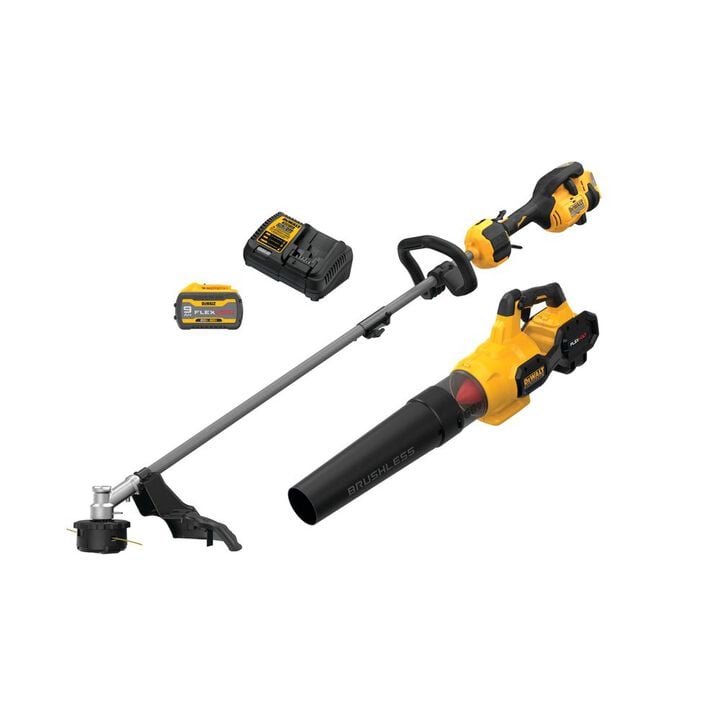 DEWALT 60V String Trimmer & Blower Combo Kit, large image number 1