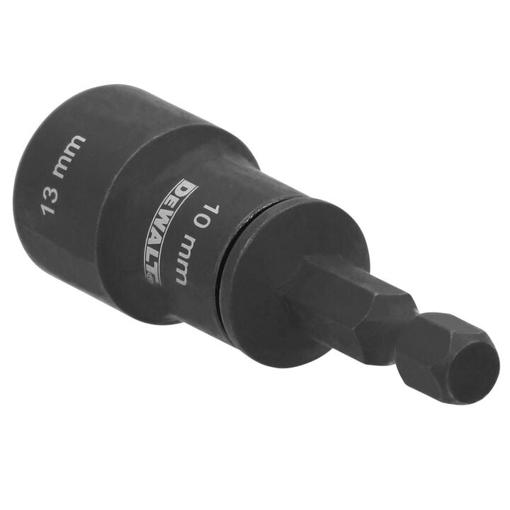 DEWALT 0mm & 13mm Socket with Short Extension, large image number 4