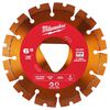 Milwaukee 6 Inch Orange Segmented Rim Diamond Blade for Green Concrete, small image number 1