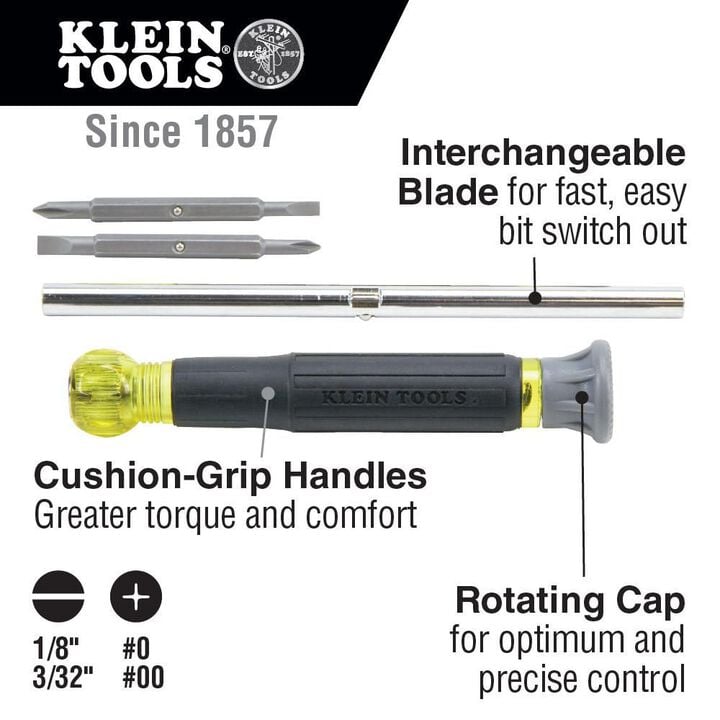 Klein Tools 4-in-1 Electronics Screwdriver, large image number 1