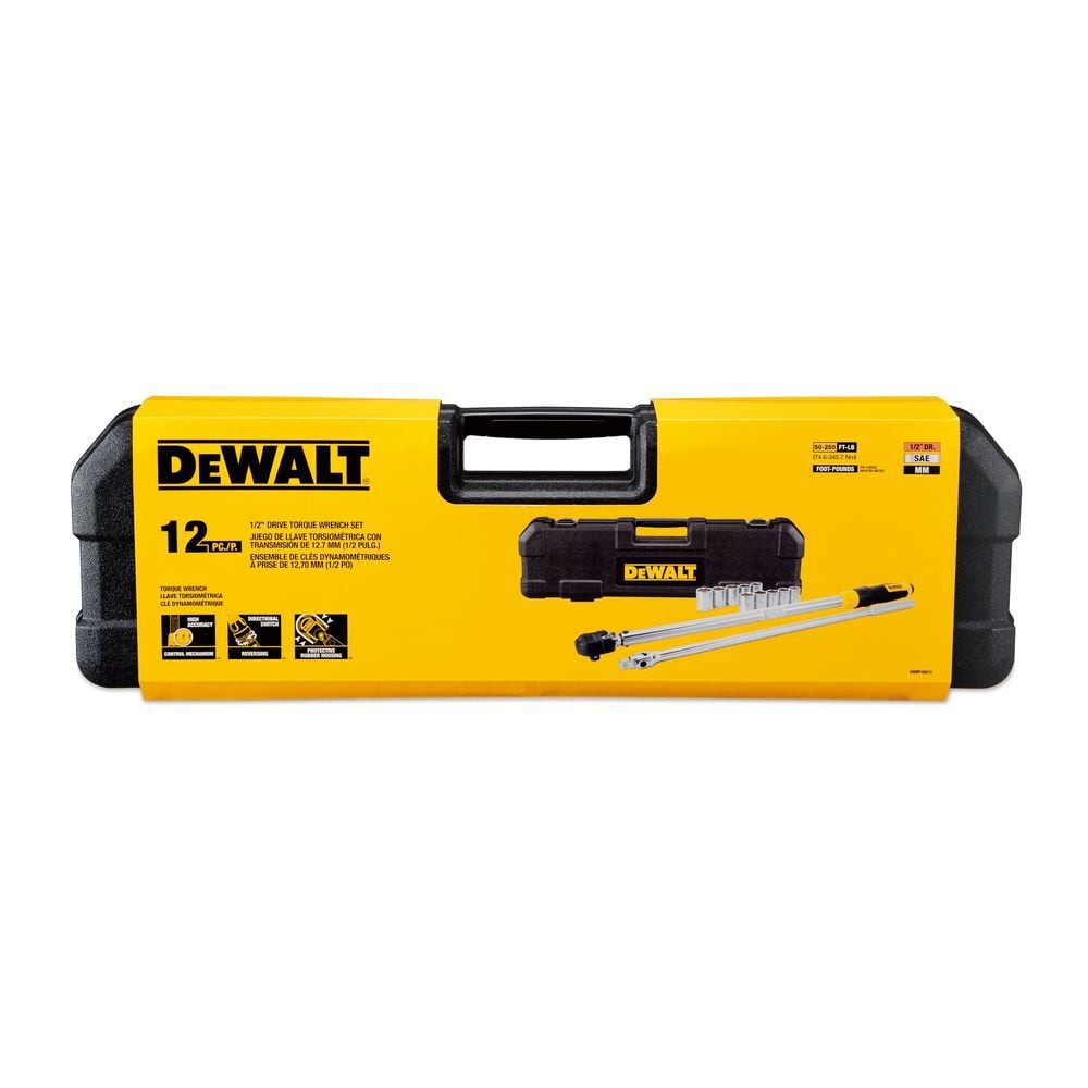 DEWALT Torque Wrench Tool Set and Tire Change Kit 12 Pieces, large image number 10