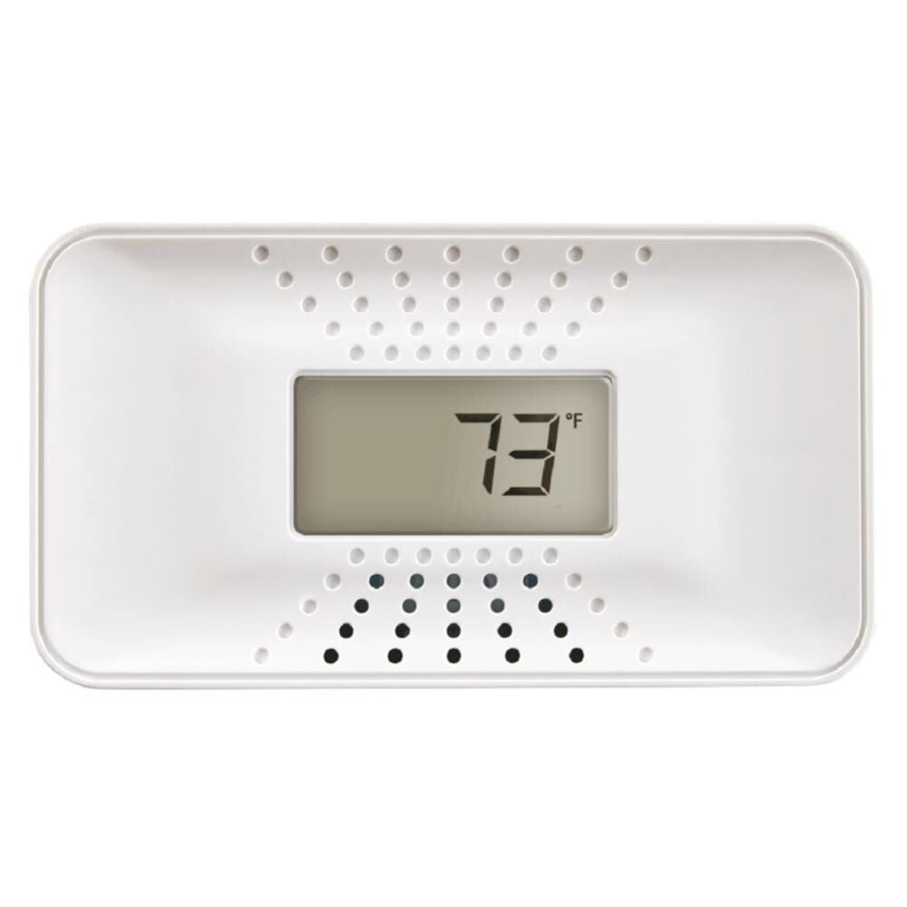 First Alert Carbon Monoxide Alarm with 10-Year Battery and Digital Temperature Display, large image number 1