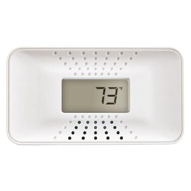 First Alert Carbon Monoxide Alarm with 10-Year Battery and Digital Temperature Display