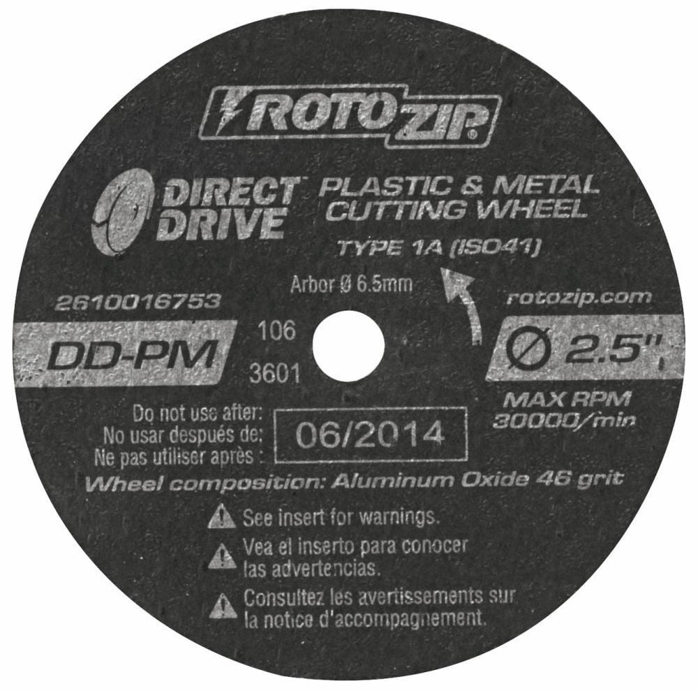 Rotozip Direct Drive Cut-Off Wheels, large image number 1
