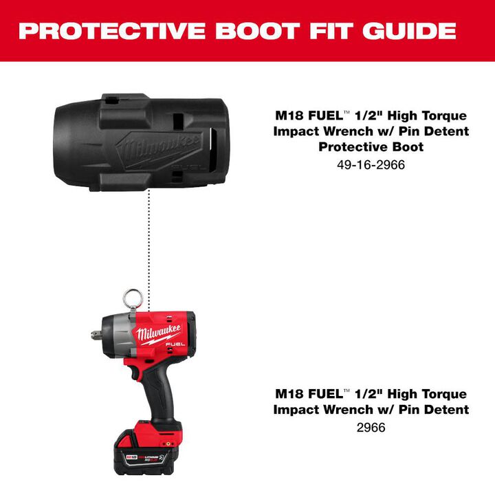 Milwaukee Protective Boot for M18 FUEL 1/2in High Torque Impact Wrench, large image number 1