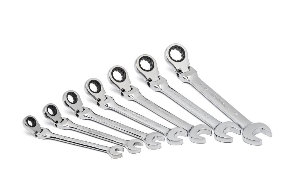 GEARWRENCH Ratcheting Wrench Set7 pc. SAE Flex Combination, large image number 7