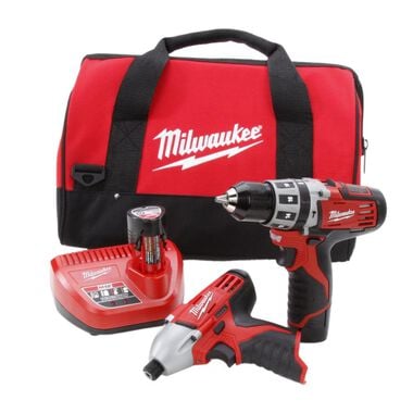 Milwaukee M12 12V Hammer Drill/Impact Driver Combo Kit 2 Tool, large image number 10
