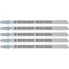Fein 4-3/8 Inch 12 TPI BiMetal Jigsaw Blades, 5 Pack, small image number 1