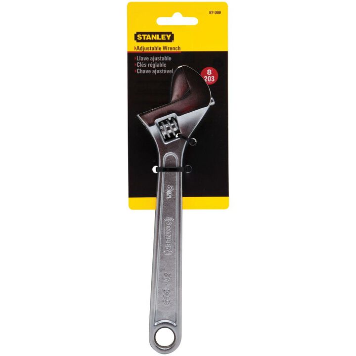 Stanley Wrench Adjustable 8 Inch, large image number 1