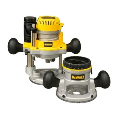 DEWALT 12 Amp 2-1/4 HP Plunge and Fixed Based Variable Speed Router