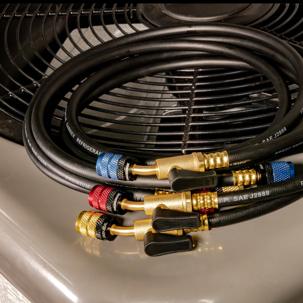 Malco Products 72 Inch Easy Seal HVAC Hose Set with 1/4 SAE x 5/16 SAE Fitting 3 Pieces, large image number 12