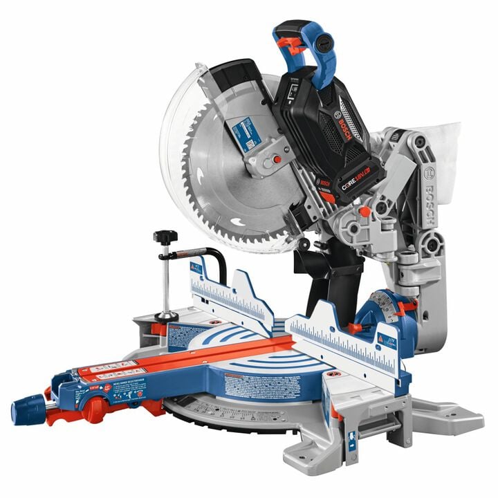Bosch 18V 12 Inch Dual-Bevel Miter Saw Kit - Reconditioned, large image number 3