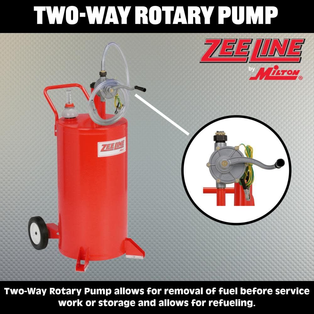 Milton 25-Gallon Fuel Caddy with 2-Way Rotary Pump, large image number 8