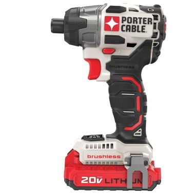 Porter Cable 20V 1/4in Impact Driver Kit, large image number 2