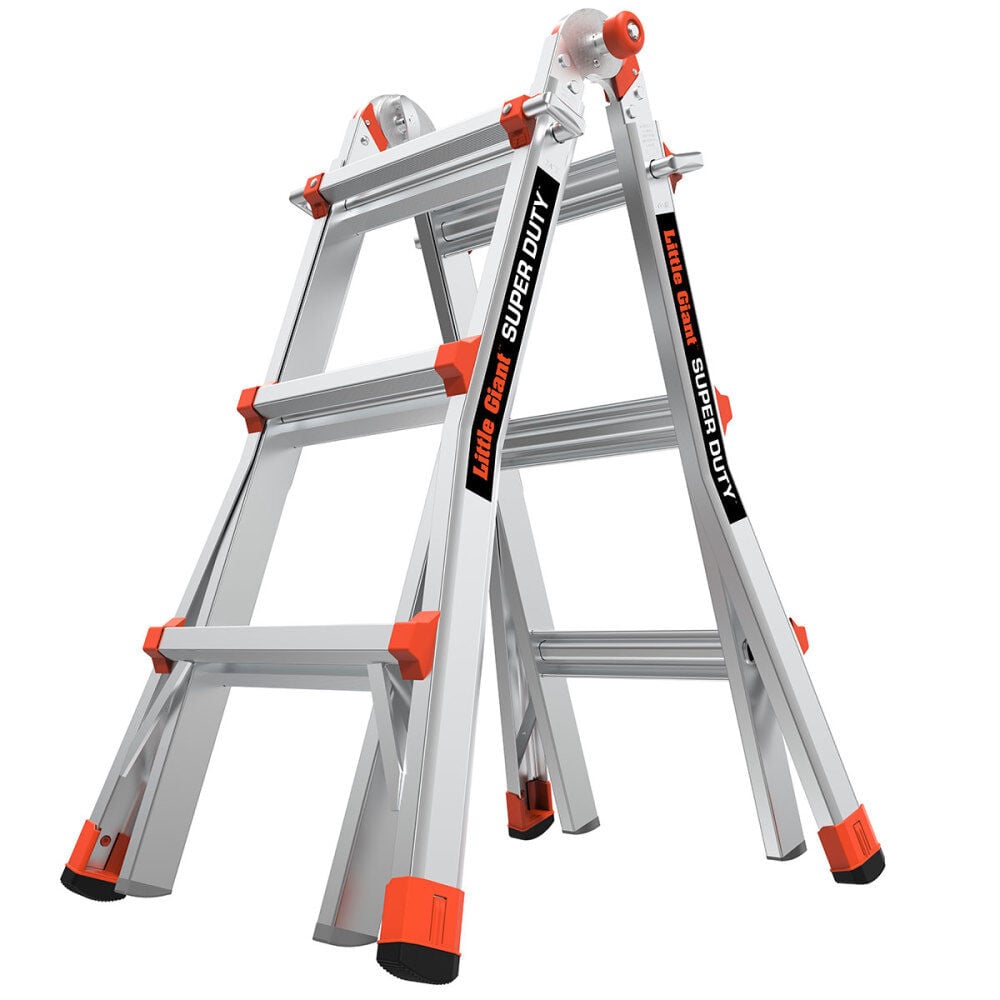 Little Giant Safety Super Duty M13 Type 1AA Aluminum Multi-Use Ladder – 10401