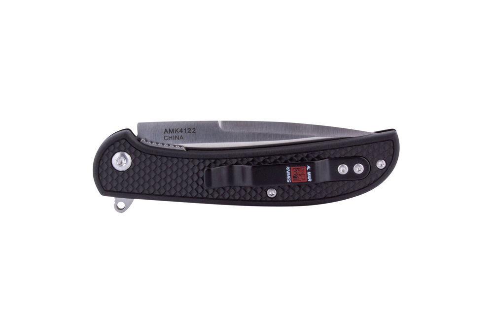 AL MAR Knives Ultralight 4in Folding Knife, Black, large image number 3