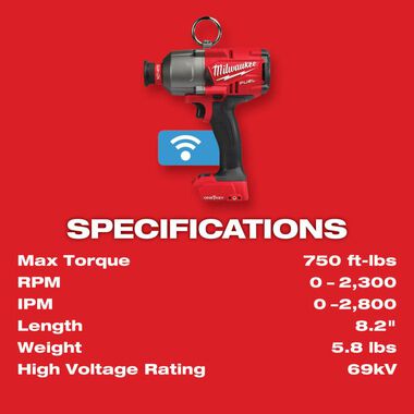Milwaukee M18 FUEL ONE KEY 7/16inch Hex Utility High Torque Impact Wrench (Bare Tool), large image number 6