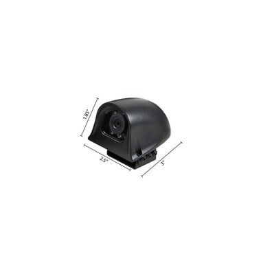 Rear View Safety 2.5MP 120 Degree Viewing Angle Zinc Metal Right Side Camera, large image number 1