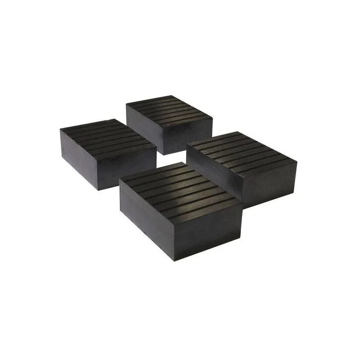 QuickJack 6.5 x 4 x 1.5 Inch Rubber Low-Profile Contact Block - 4 Pack