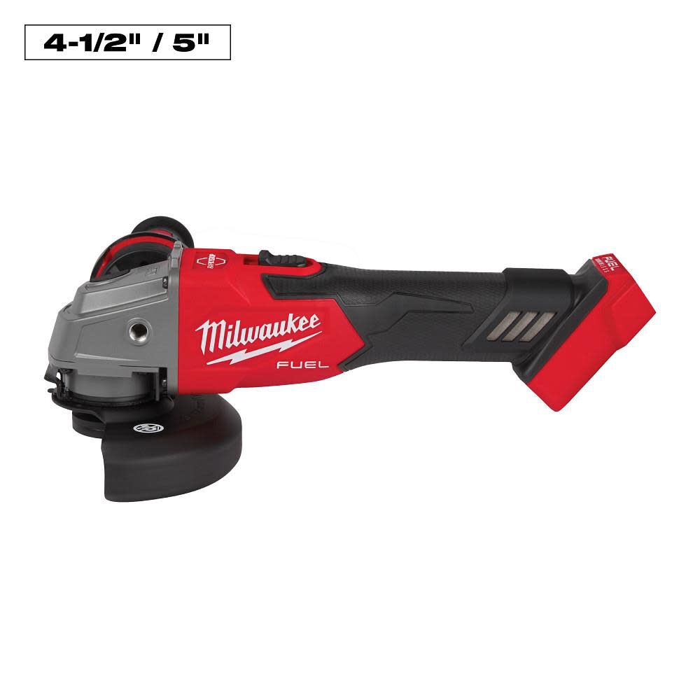 Milwaukee M18 FUEL 4-1/2inch / 5inch Grinder Slide Switch Lock-On (Bare Tool), large image number 13