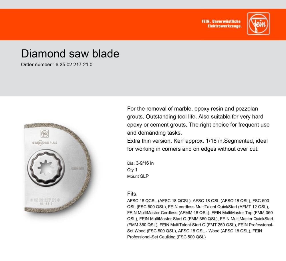 Fein Diamond Saw Blade, large image number 4