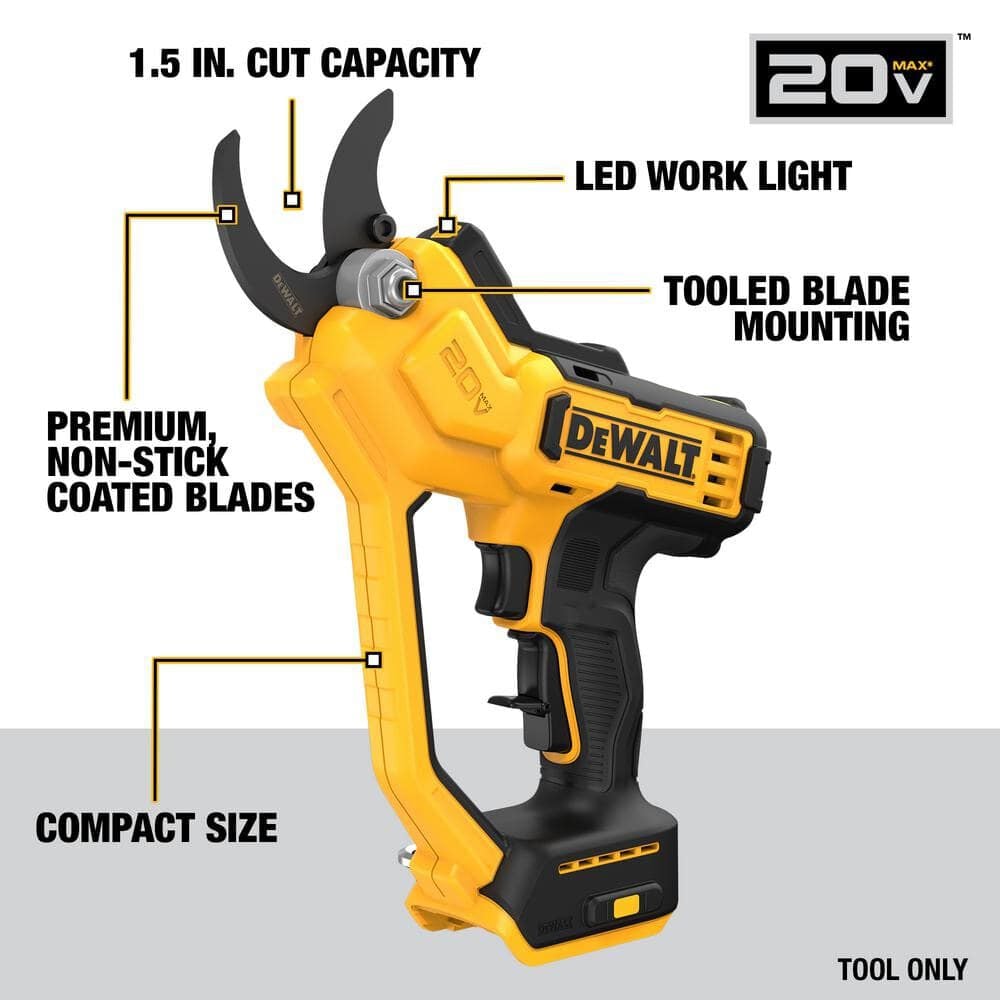 DEWALT 20V MAX Cordless Pruner & Cordless Pruning Saw Bundle, large image number 3