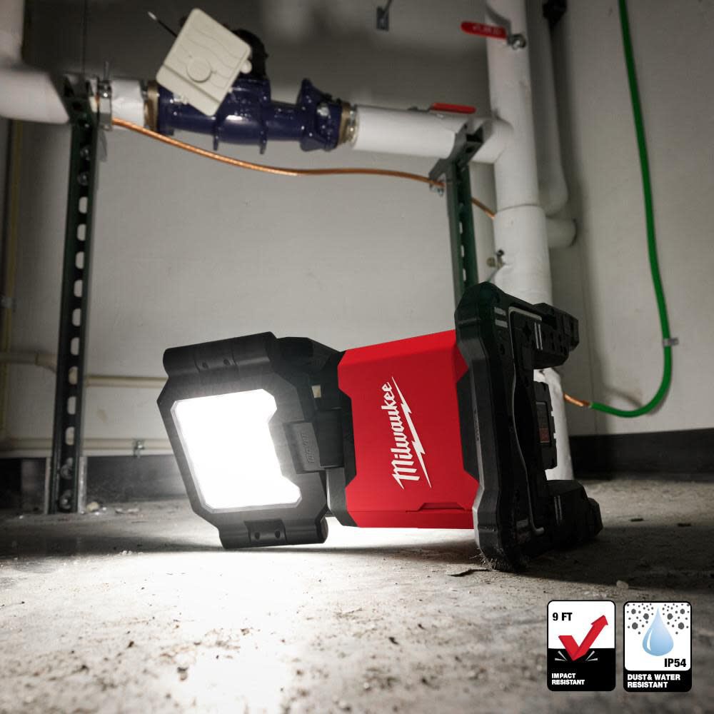 Milwaukee Promotional M18 ROVER Dual Power Triple-Panel Flood & Area Light (Bare Tool), large image number 8
