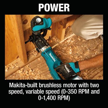 Makita 18V X2 (36V) LXT 7/16in Hex Right Angle Drill Brushless Cordless (Bare Tool), large image number 20
