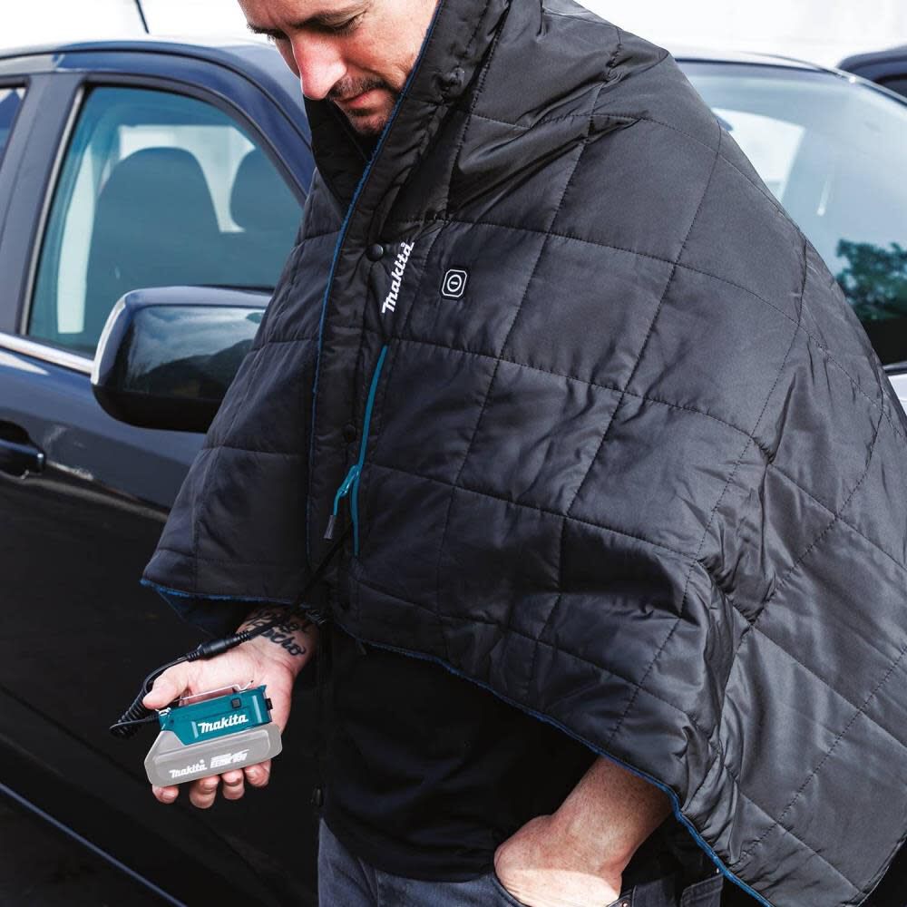 Lithium battery heated hot sale blanket