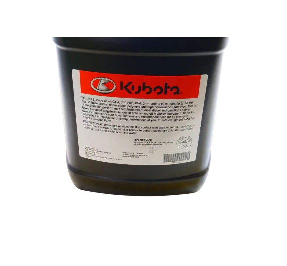 Kubota Parts 2.5 Gallon 15W-40 Engine Oil, large image number 4