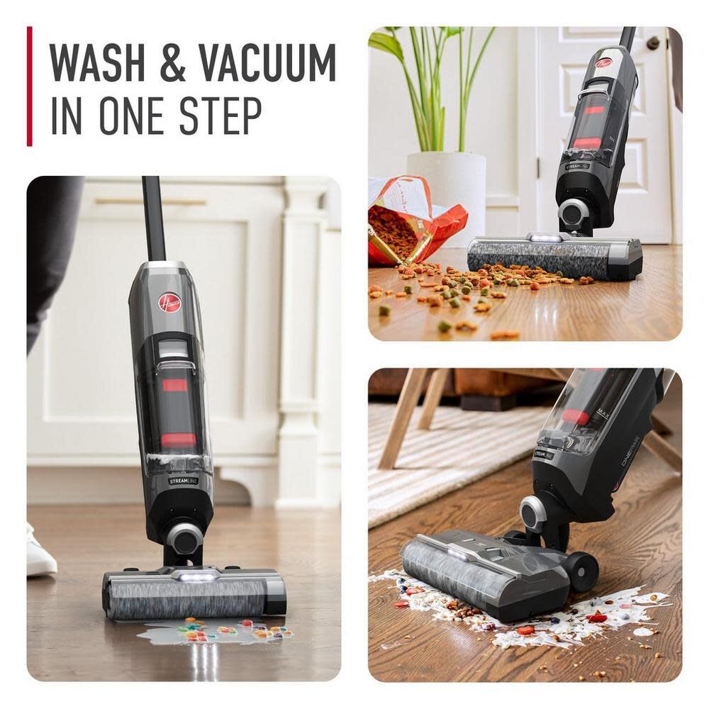 Hoover Residential Vacuum ONEPWR Streamline Cordless Hard Floor Wet/Dry ...