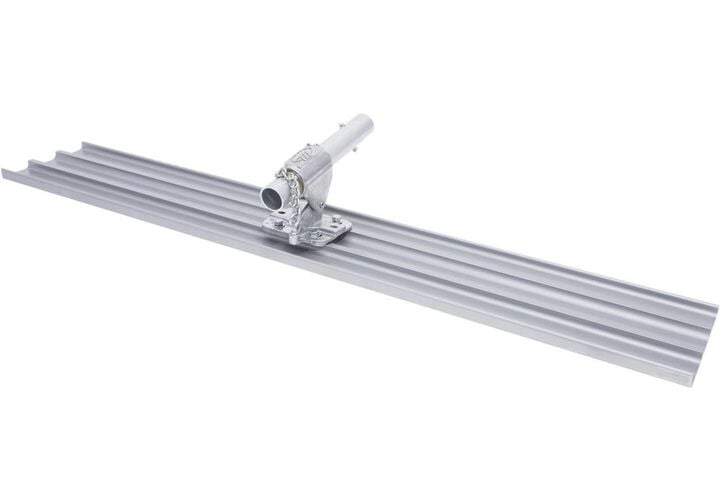 Marshalltown 48 x 8 Inch Square End Magnesium Bull Float with RotaLeveler Bracket, large image number 1