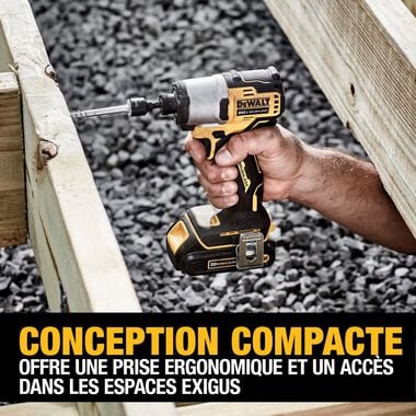 DEWALT 20V MAX 1/4in Impact Driver Kit Brushless Cordless, large image number 10