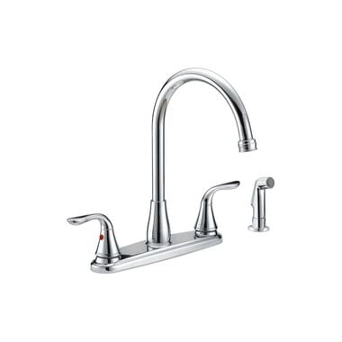 Homewerks Standard Kitchen Faucet Chrome 2 Handle