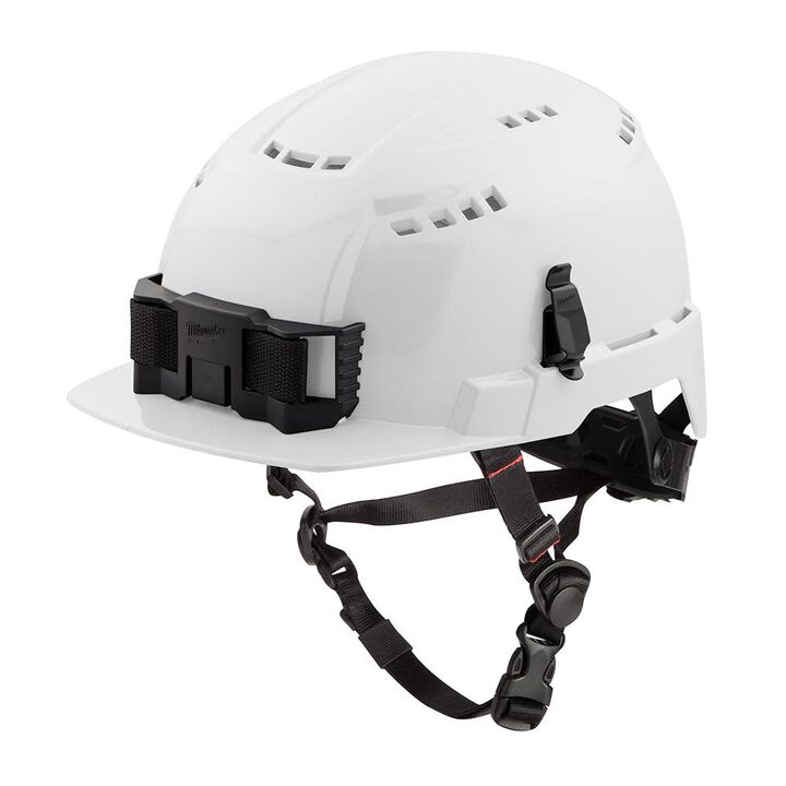 Milwaukee BOLT Gray Front Brim Vented Helmet Class C & Cooling Fan Bundle, large image number 4