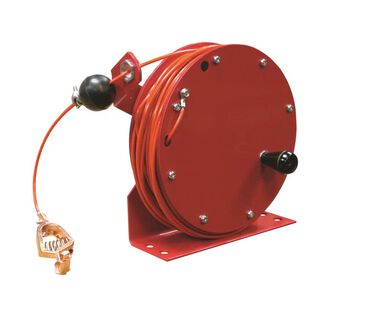 Reelcraft 100 Ft. Hand Crank Grounding Reel Steel