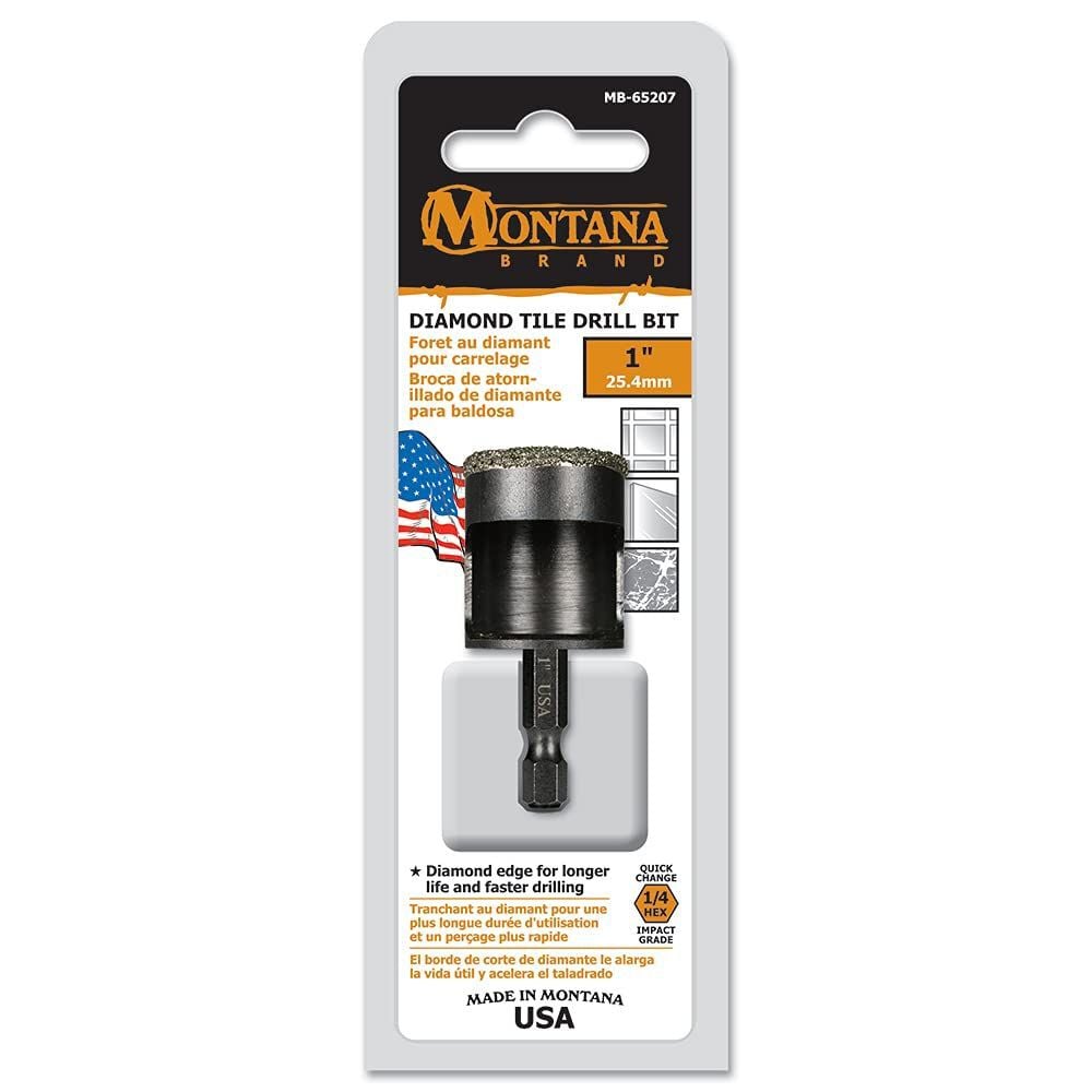 Montana Brand Tools 1 in Diamond Tile Drill Bit, large image number 2