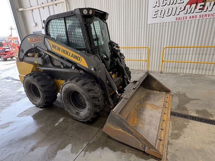 New Holland L334 90HP Wheeled Skid Steer Loader Used 2022, large image number 3
