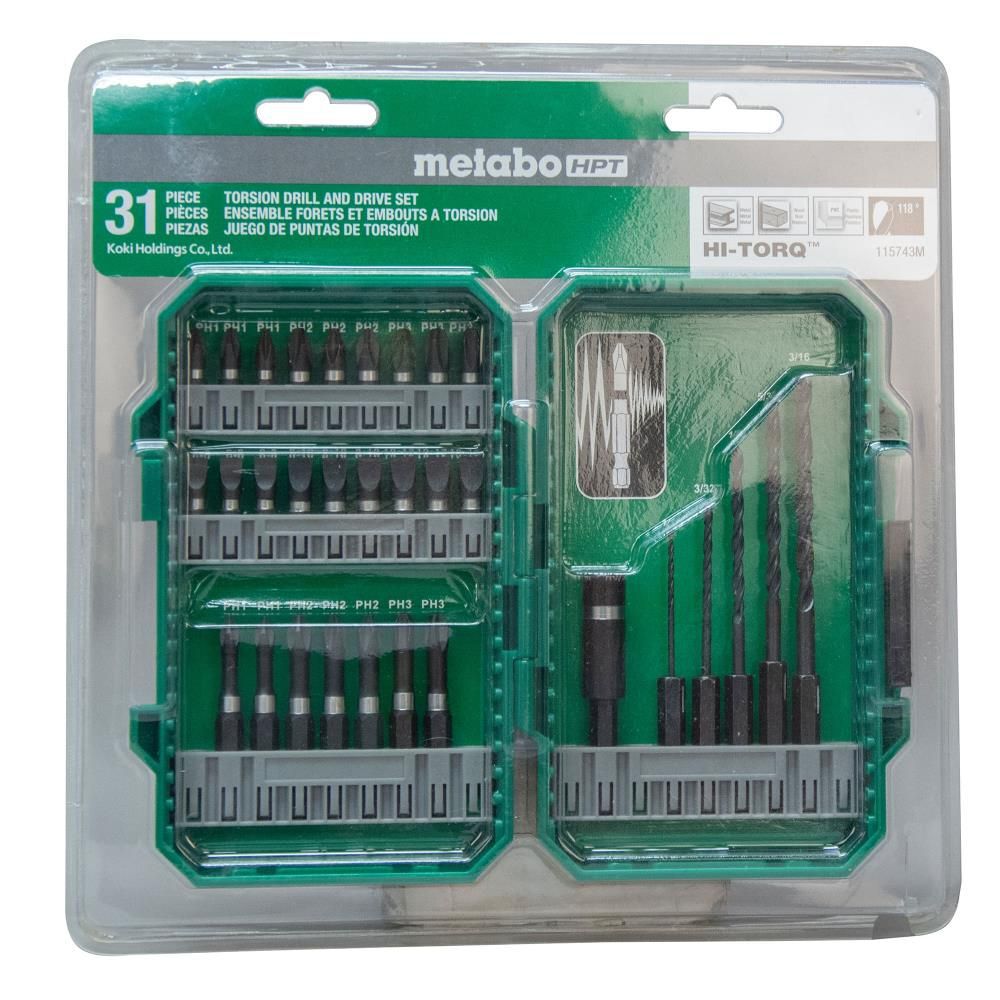 Metabo HPT Torsion Impact Drill and Drive Set, 31 Pieces, large image number 2
