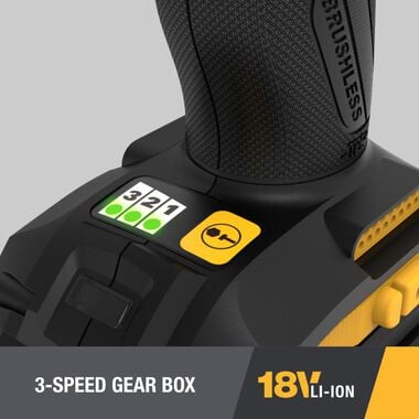 CAT 18V 1 FOR ALL 1/4 in Impact Driver Two Battery Cordless Kit, large image number 6