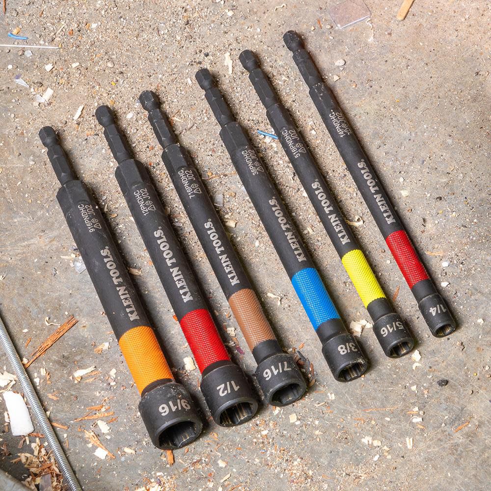Klein Tools Magnetic Power Nut Setters 6pc, large image number 7