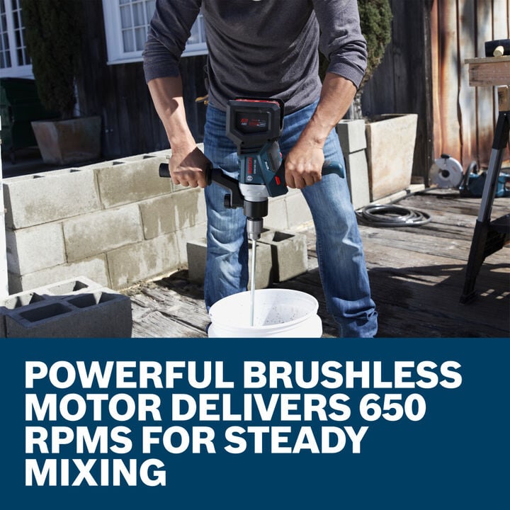 Bosch 1/2 Inch Chuck Mud Mixer (Bare Tool), large image number 2